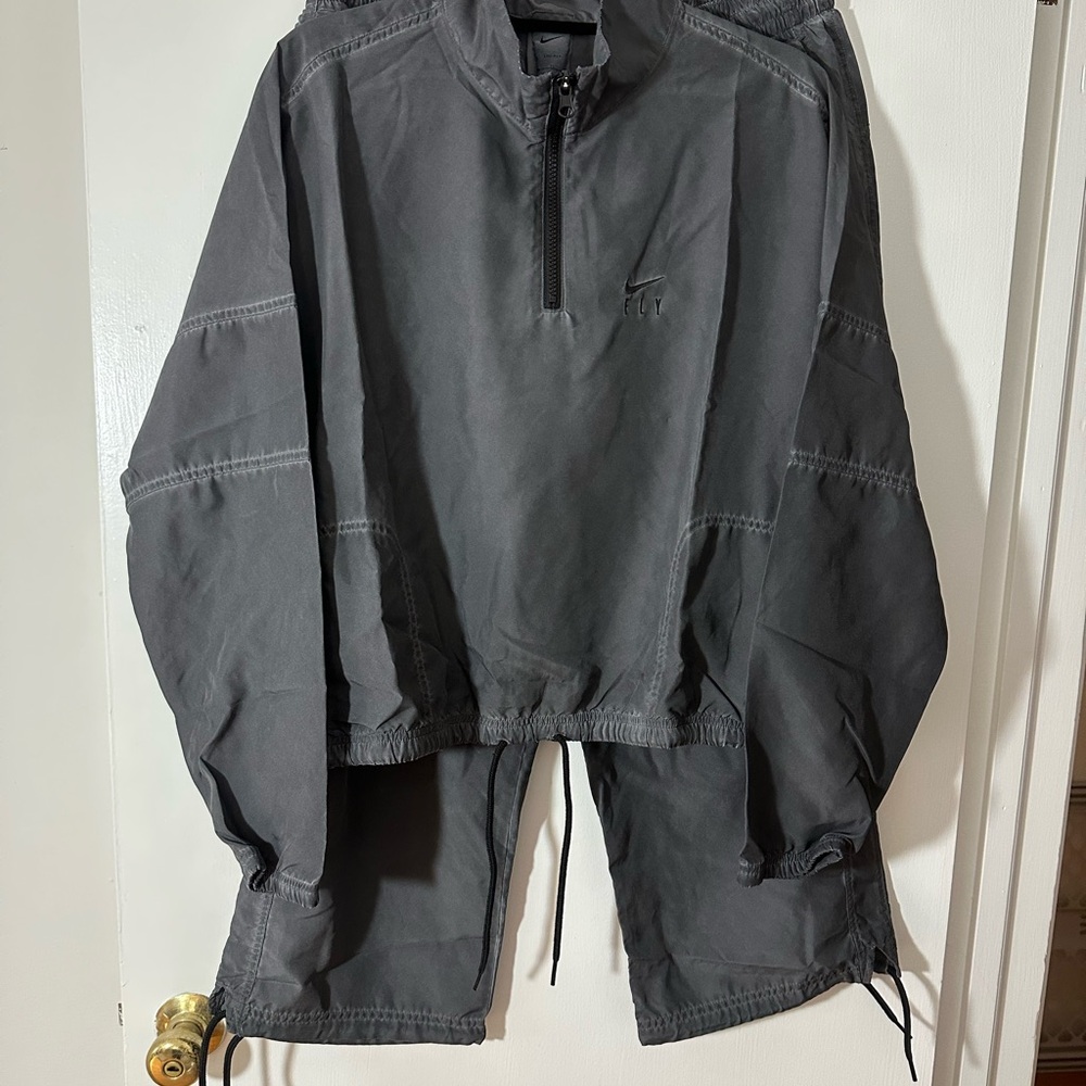 Nike Gray Windbreaker Set